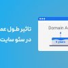 تاثیر طول عمر دامنه در سئو سایت
